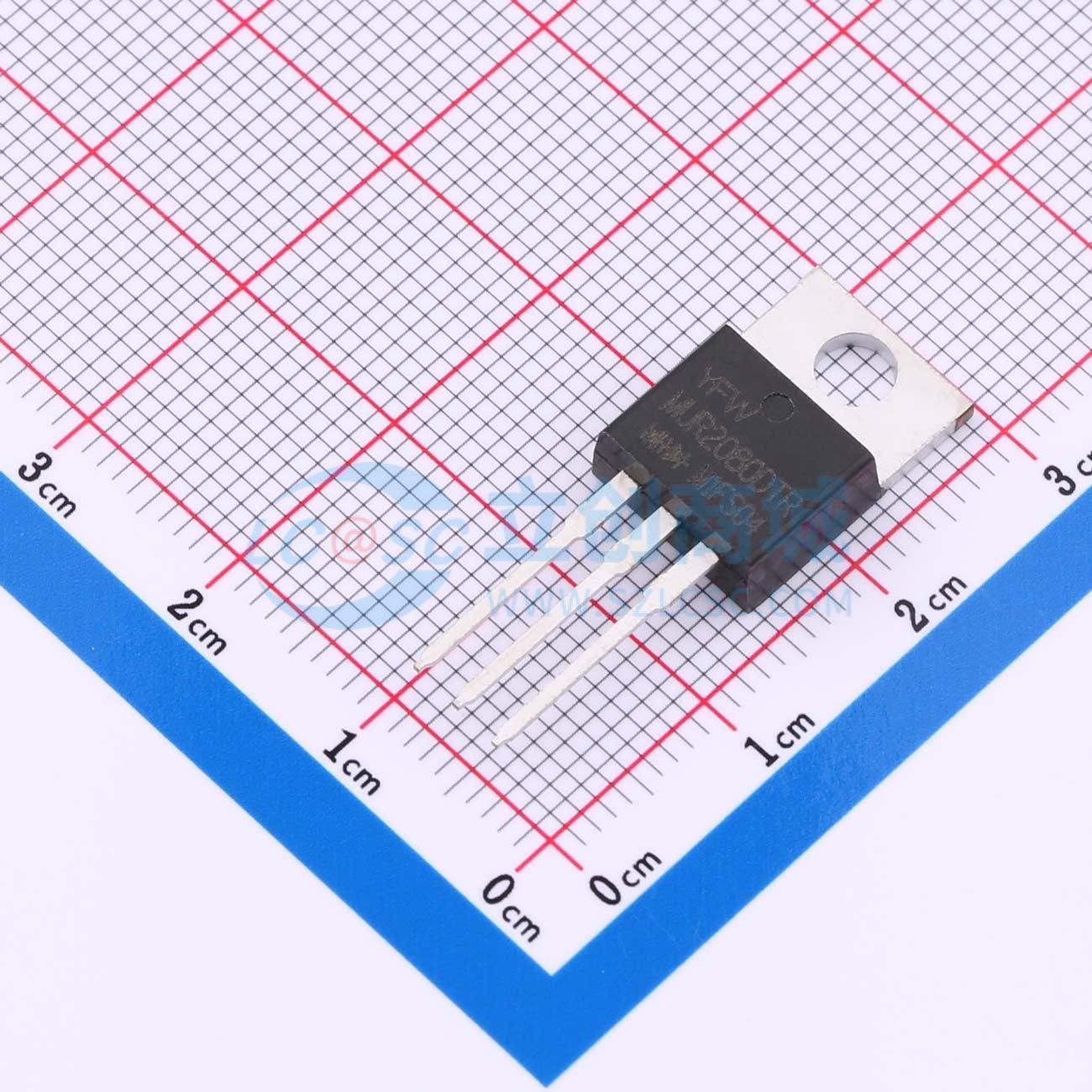 点击查看大图 MUR2080DTR实物图