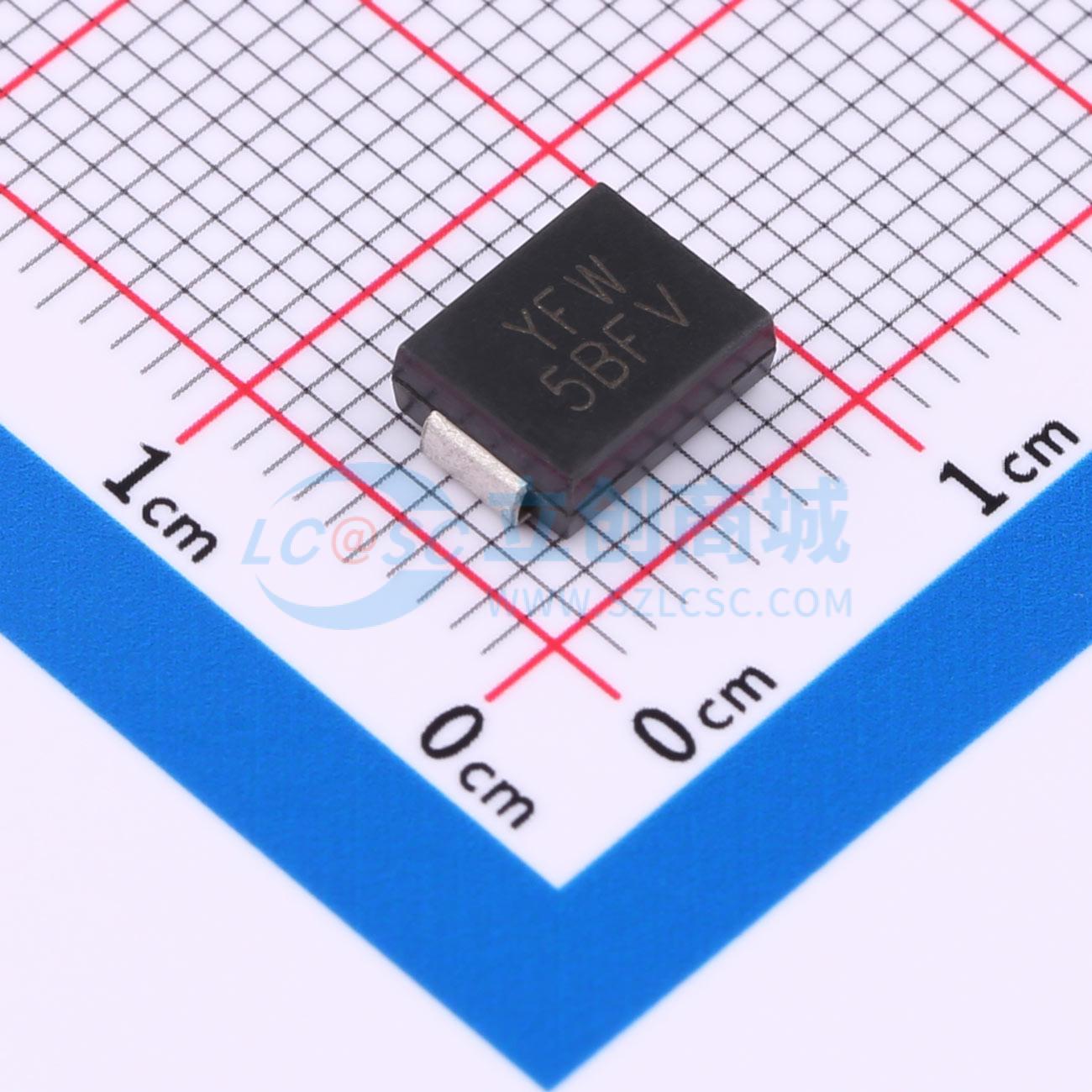 点击查看大图 5.0SMDJ45CA实物图