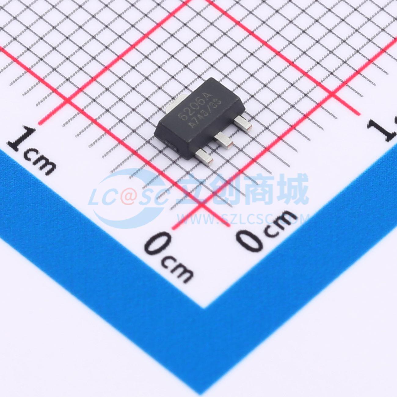 点击查看大图 XC6206P332PR实物图