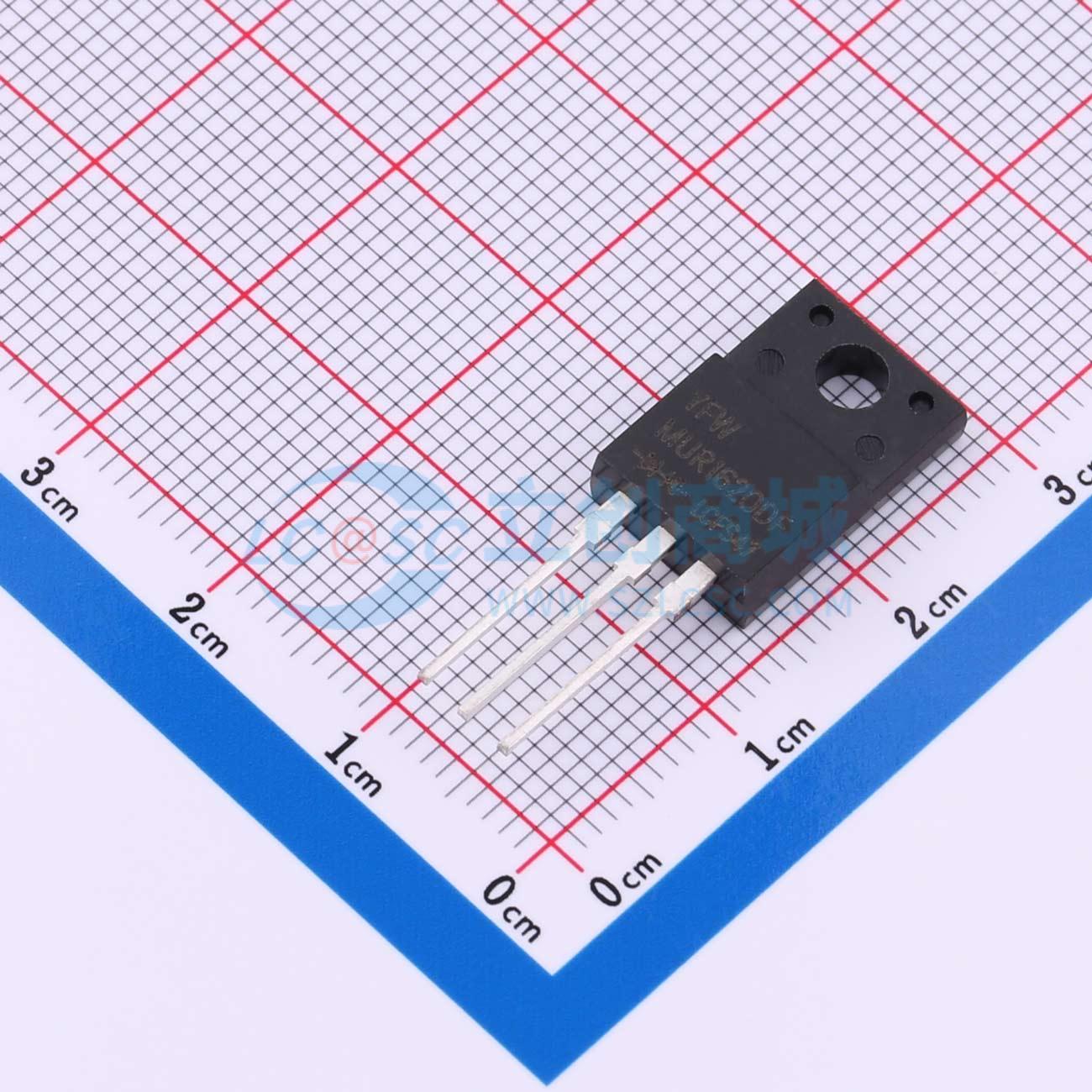 点击查看大图 MUR1620DF实物图