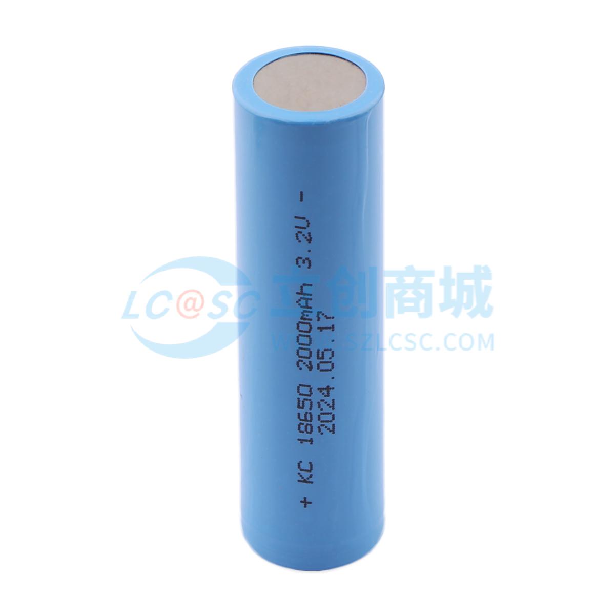 KC-18650-2000mAh-3.2V实物图