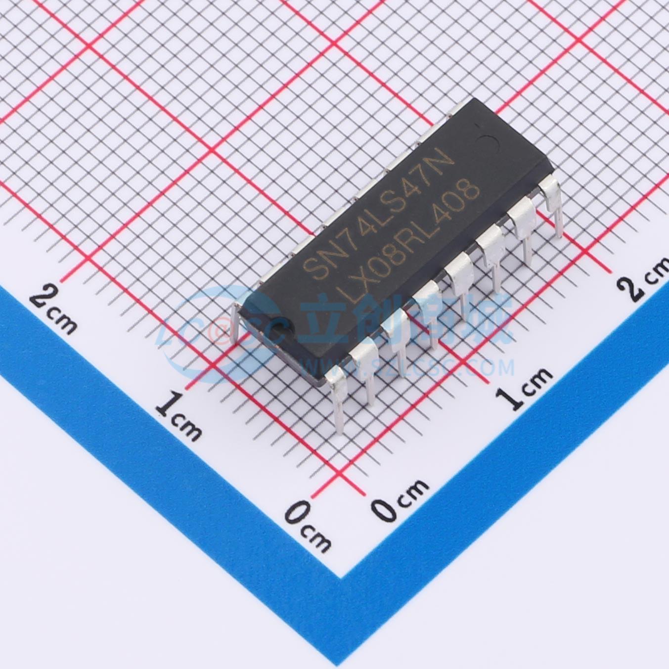 点击查看大图 SN74LS47N(LX)实物图