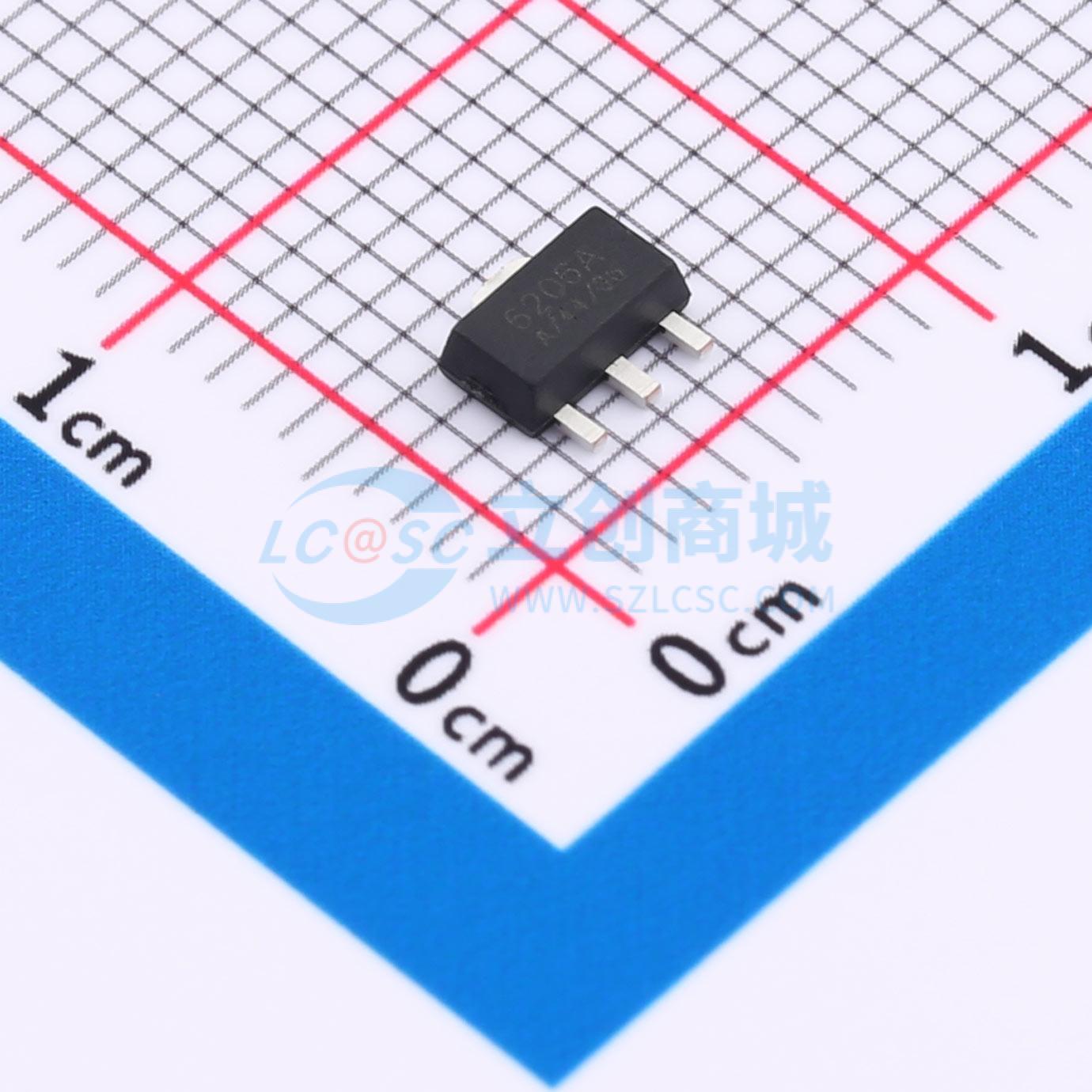 点击查看大图 XC6206P362PR实物图