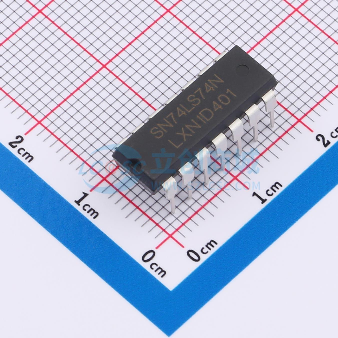点击查看大图 SN74LS74N(LX)实物图