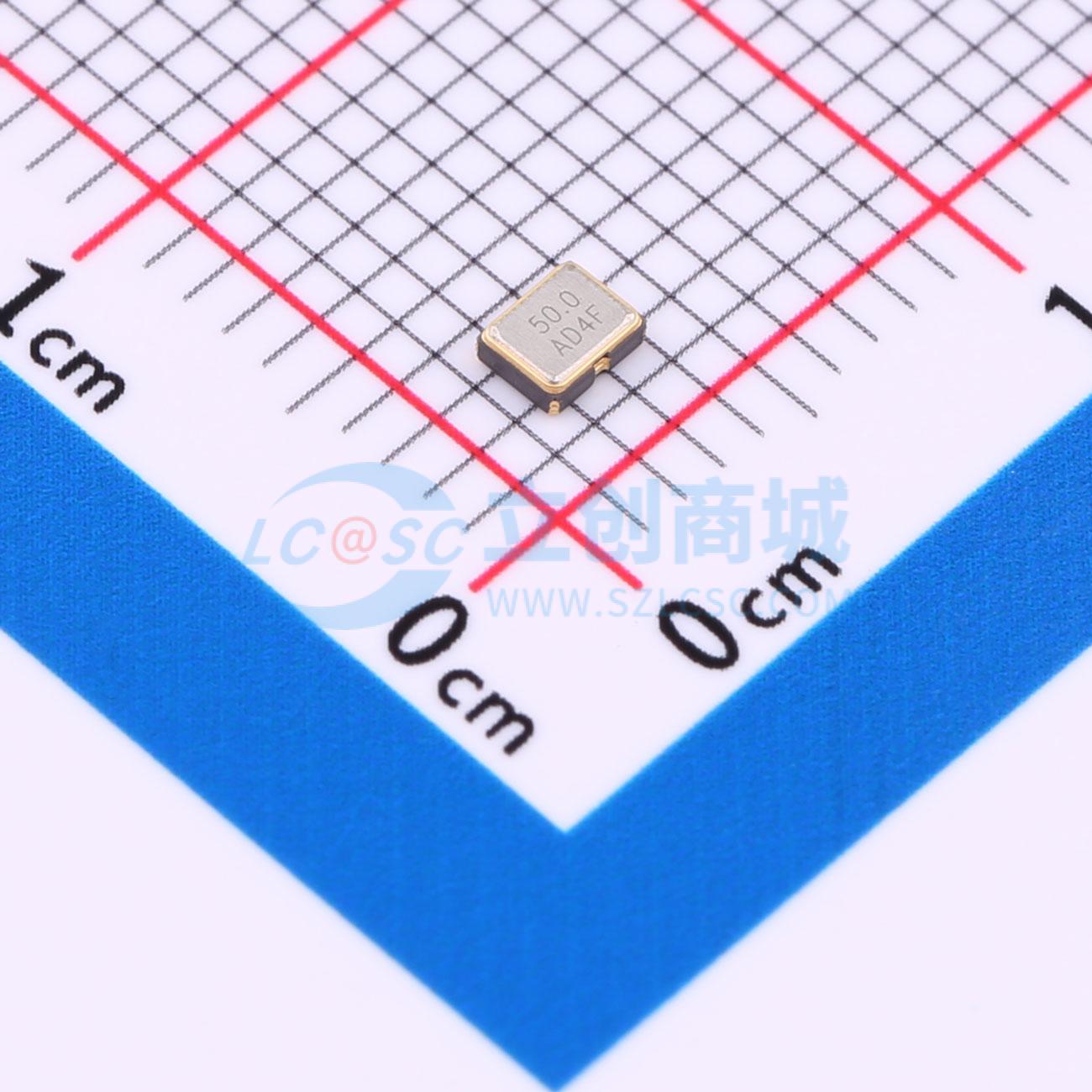 点击查看大图 ASD1-50.000MHZ-EC-T实物图