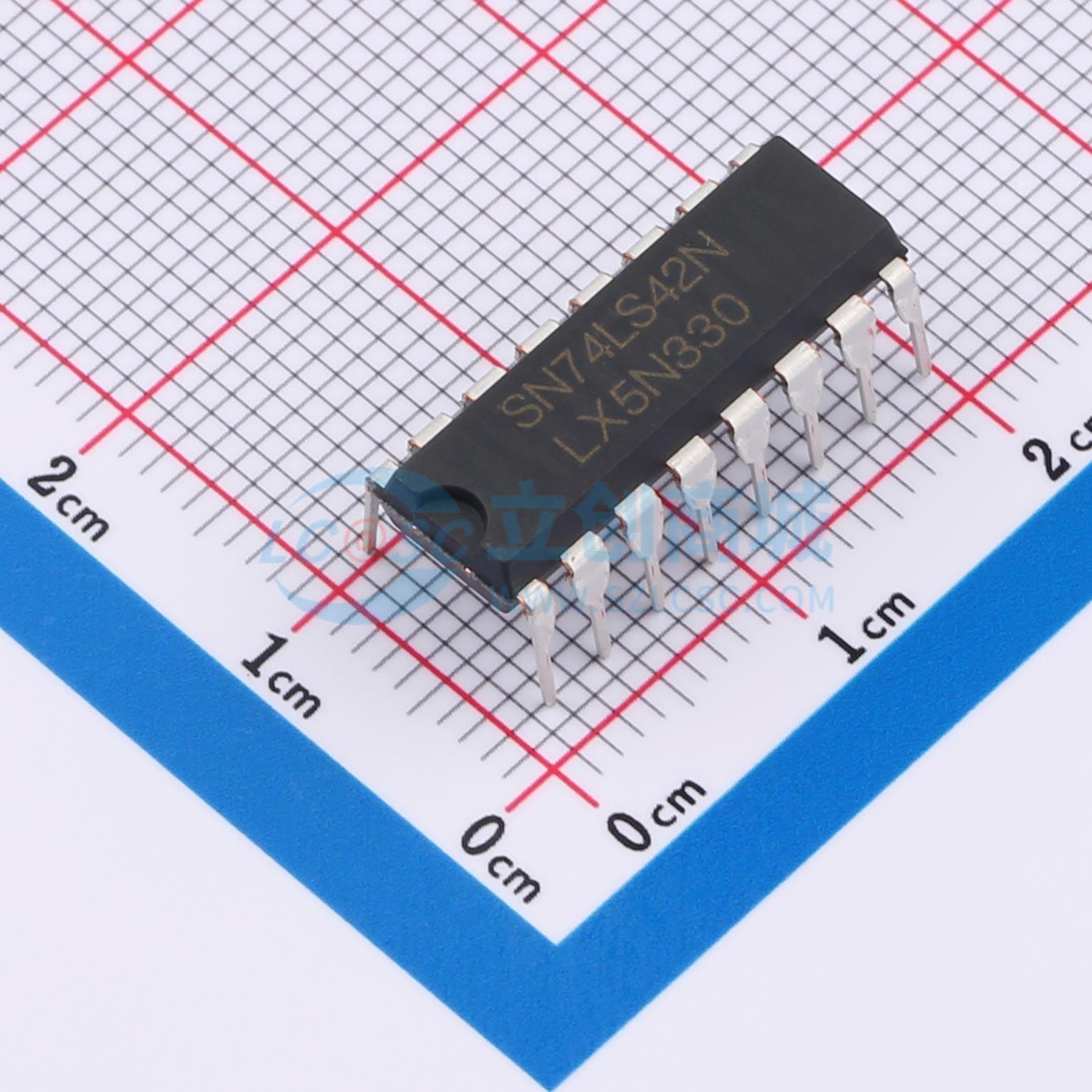 点击查看大图 SN74LS42N(LX)实物图