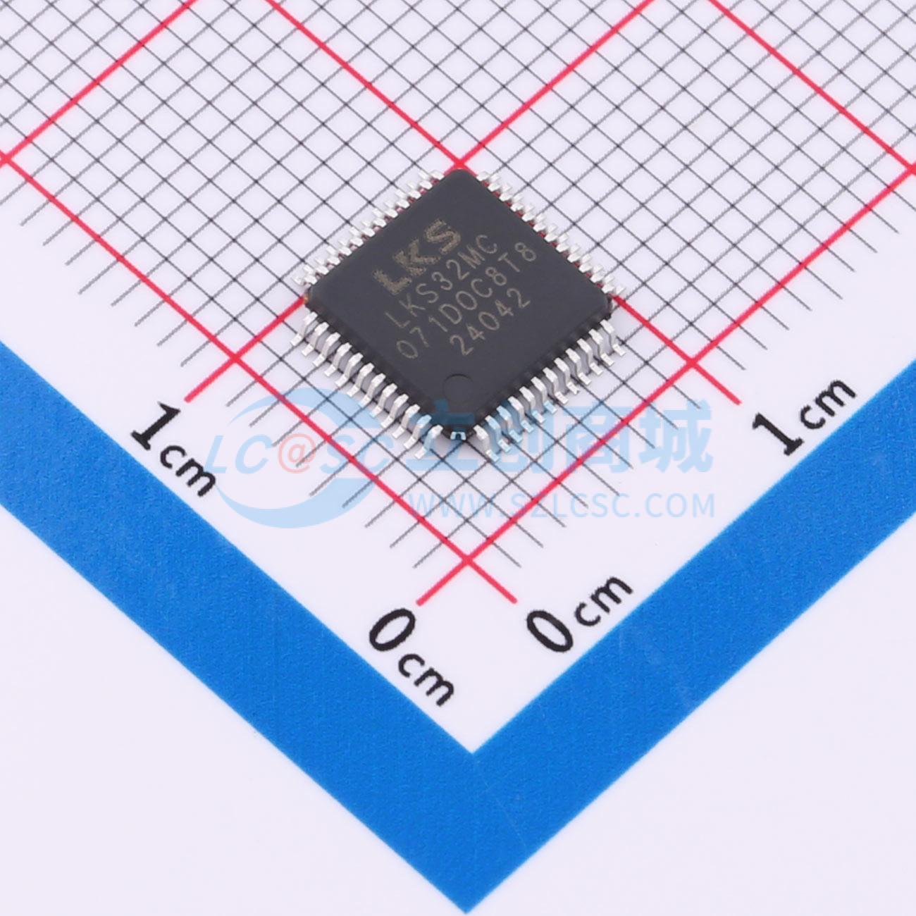点击查看大图 LKS32MC071DOC8T8实物图