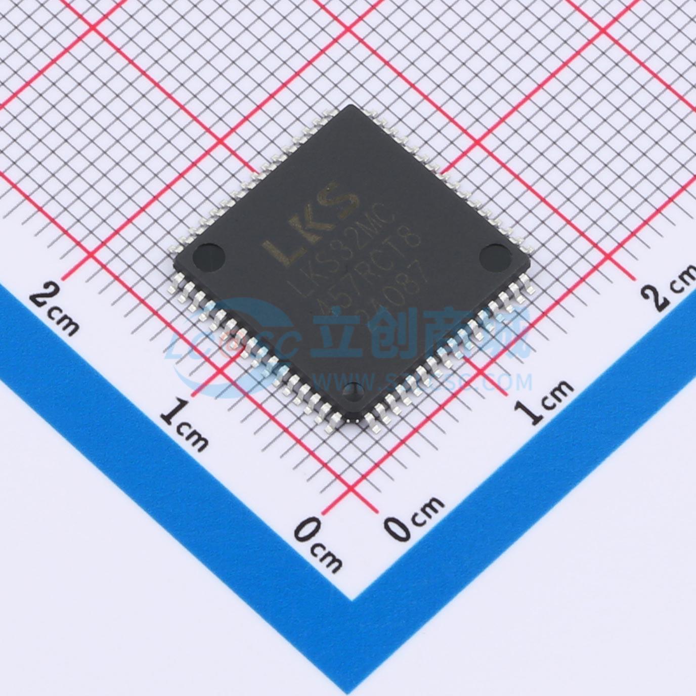 点击查看大图 LKS32MC457RCT8实物图