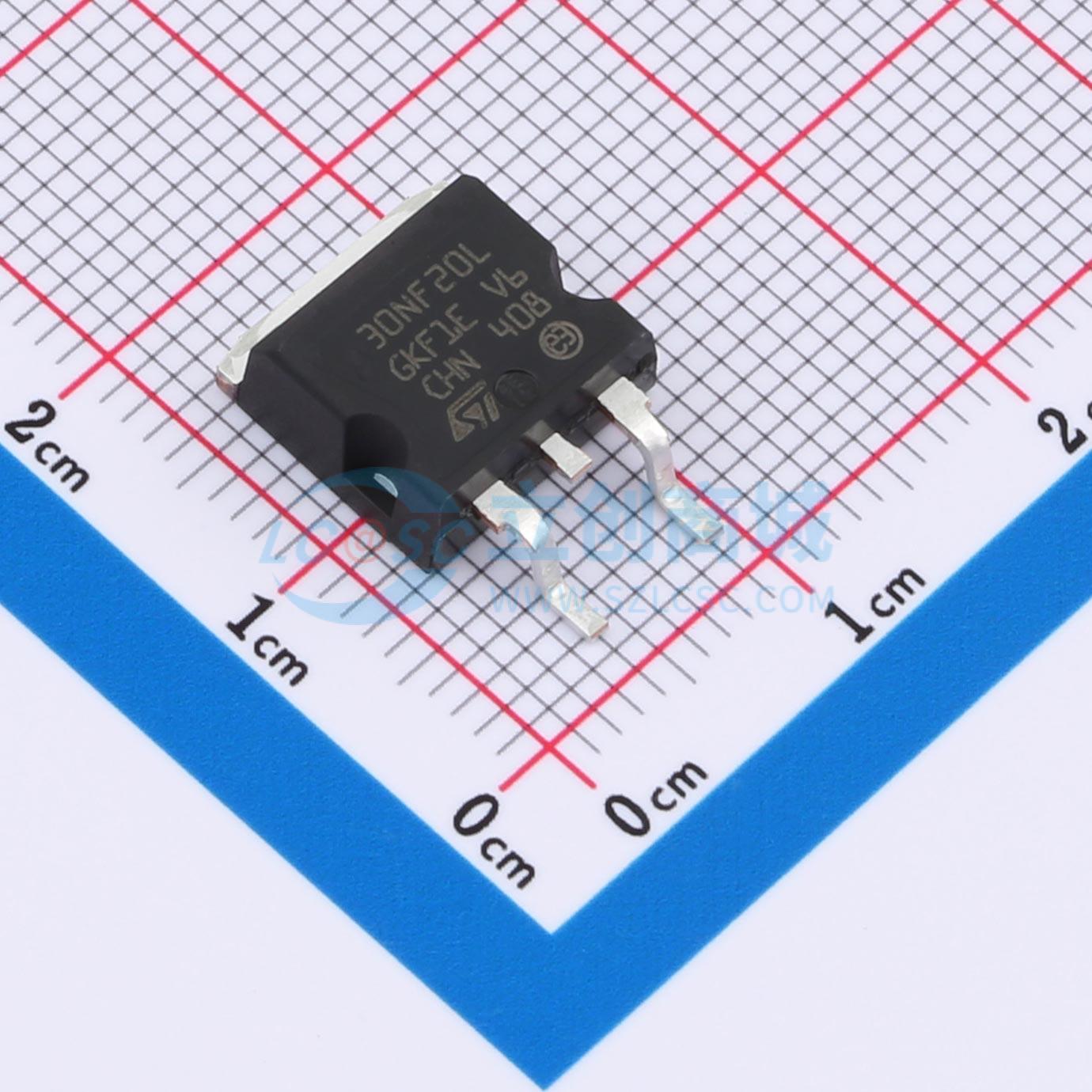 点击查看大图 STB30NF20L实物图