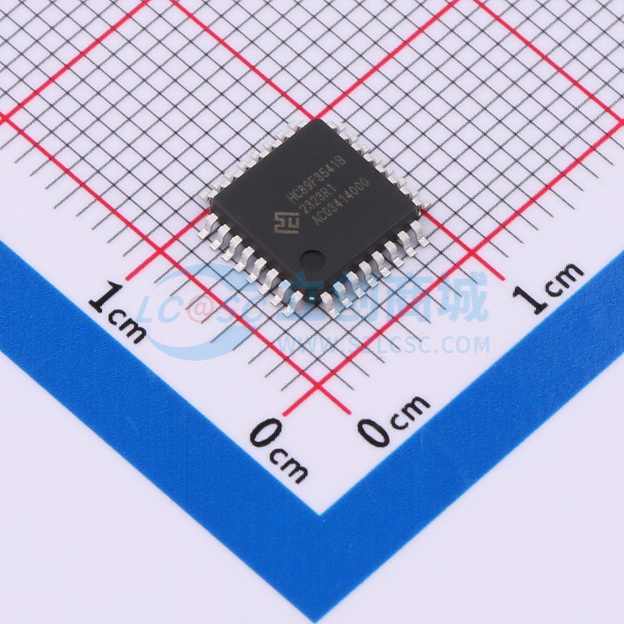 点击查看大图 HC89F3541B-LQFP32-Y-M实物图