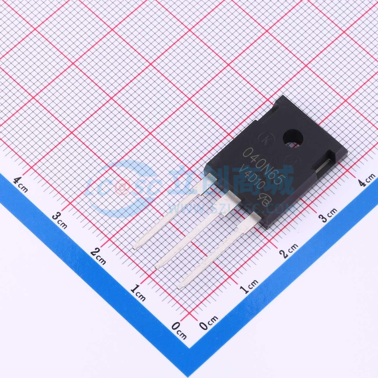 点击查看大图 NTHL040N65S3F-VB实物图