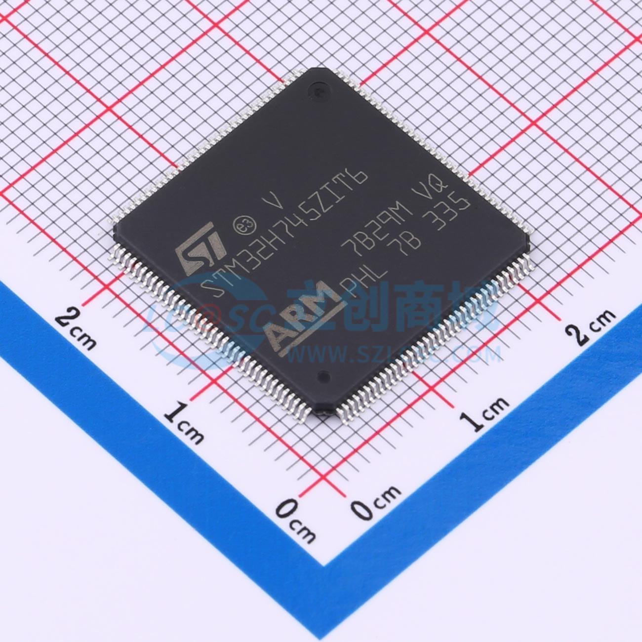 点击查看大图 STM32H745ZIT6实物图