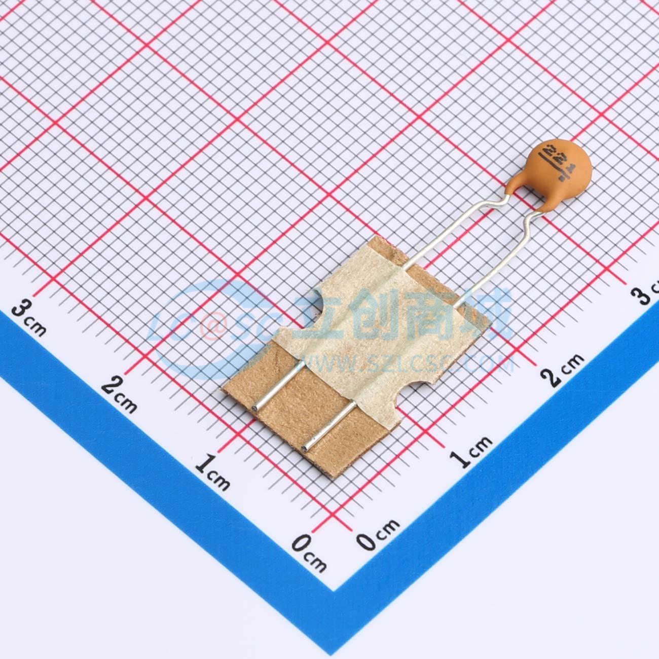 点击查看大图 DCC221J22SL F6FJ5A0实物图