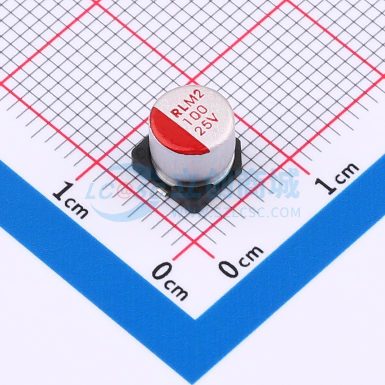 JBLM2101M025C058RTM 100UF 25V实物图
