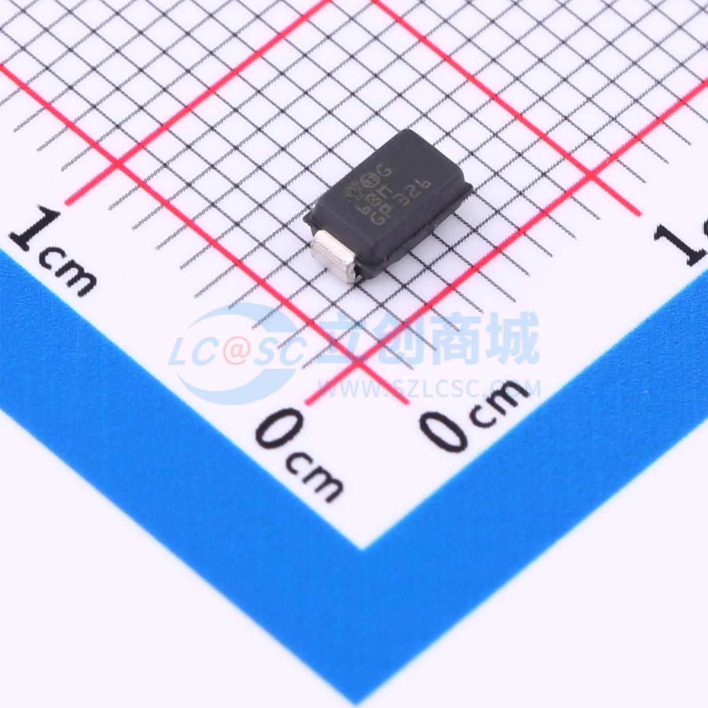 点击查看大图 SMA6J24CA-TR实物图