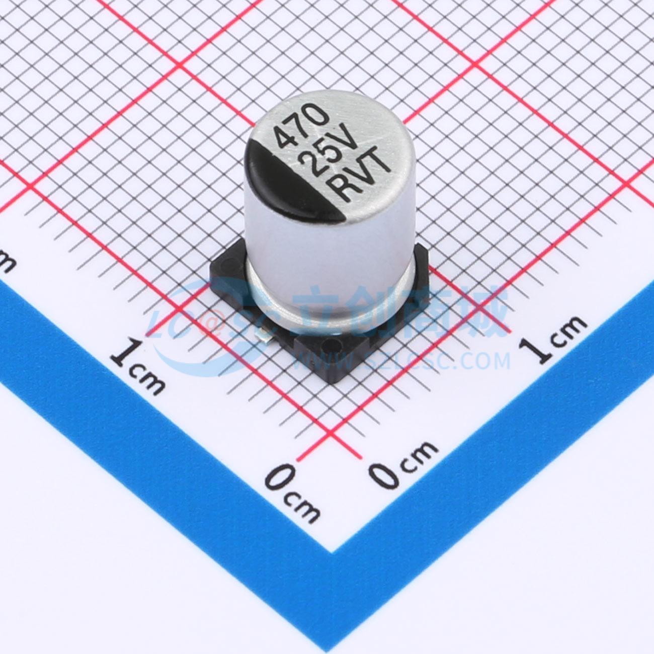 RVT1E471M0810实物图