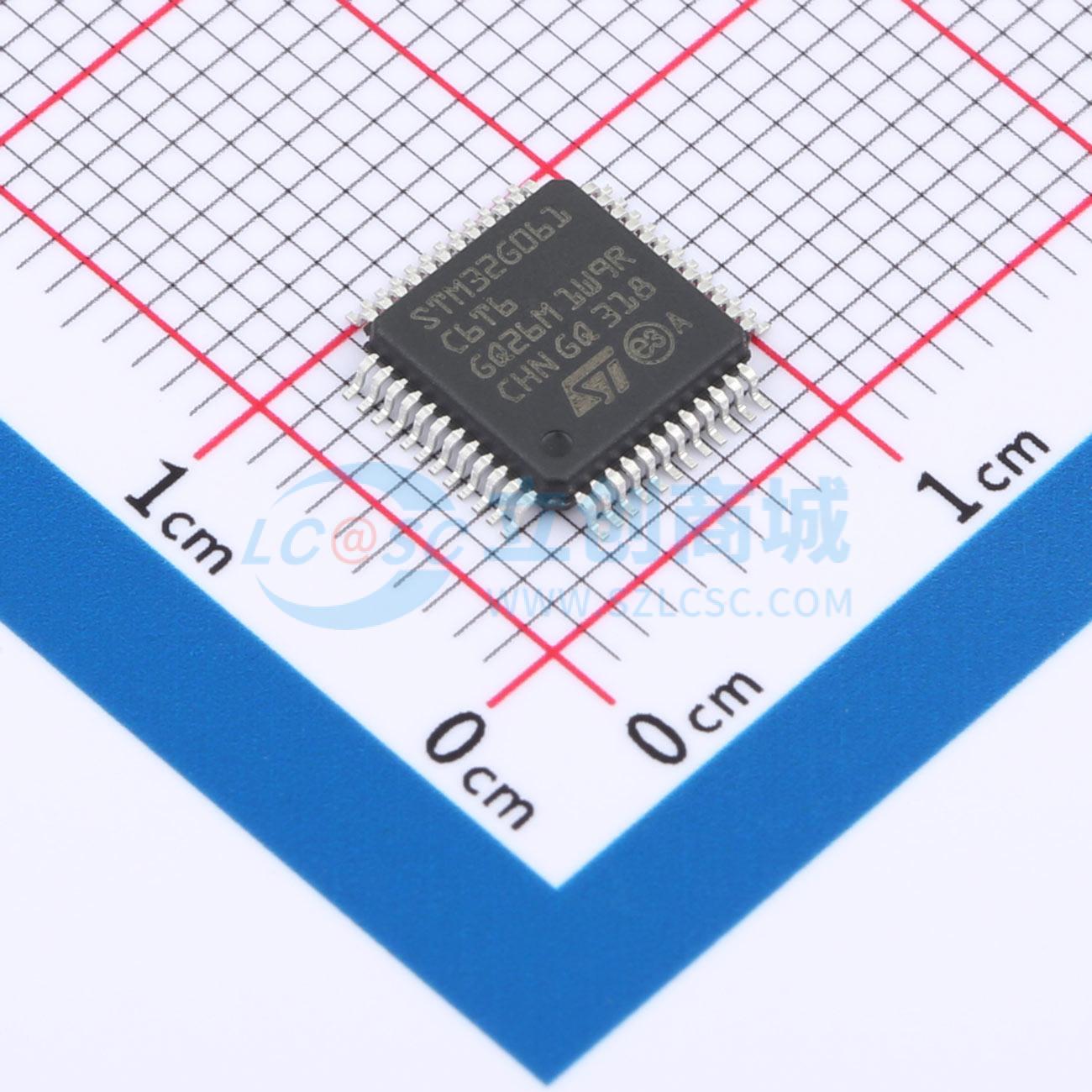 STM32G061C6T6实物图