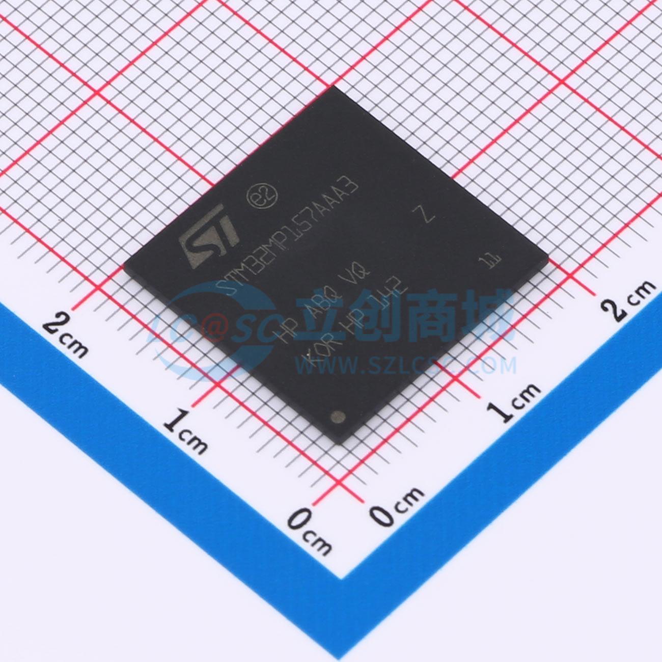 点击查看大图 STM32MP157AAA3实物图