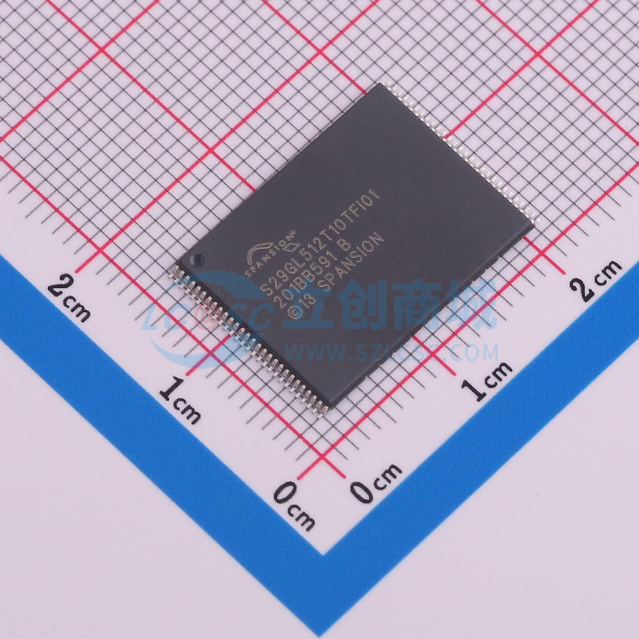 点击查看大图 S29GL512T10TFI010实物图