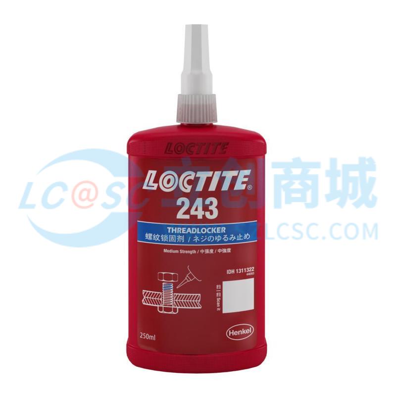 LOCTITE 243 BO250ML EN/CH/JP实物图