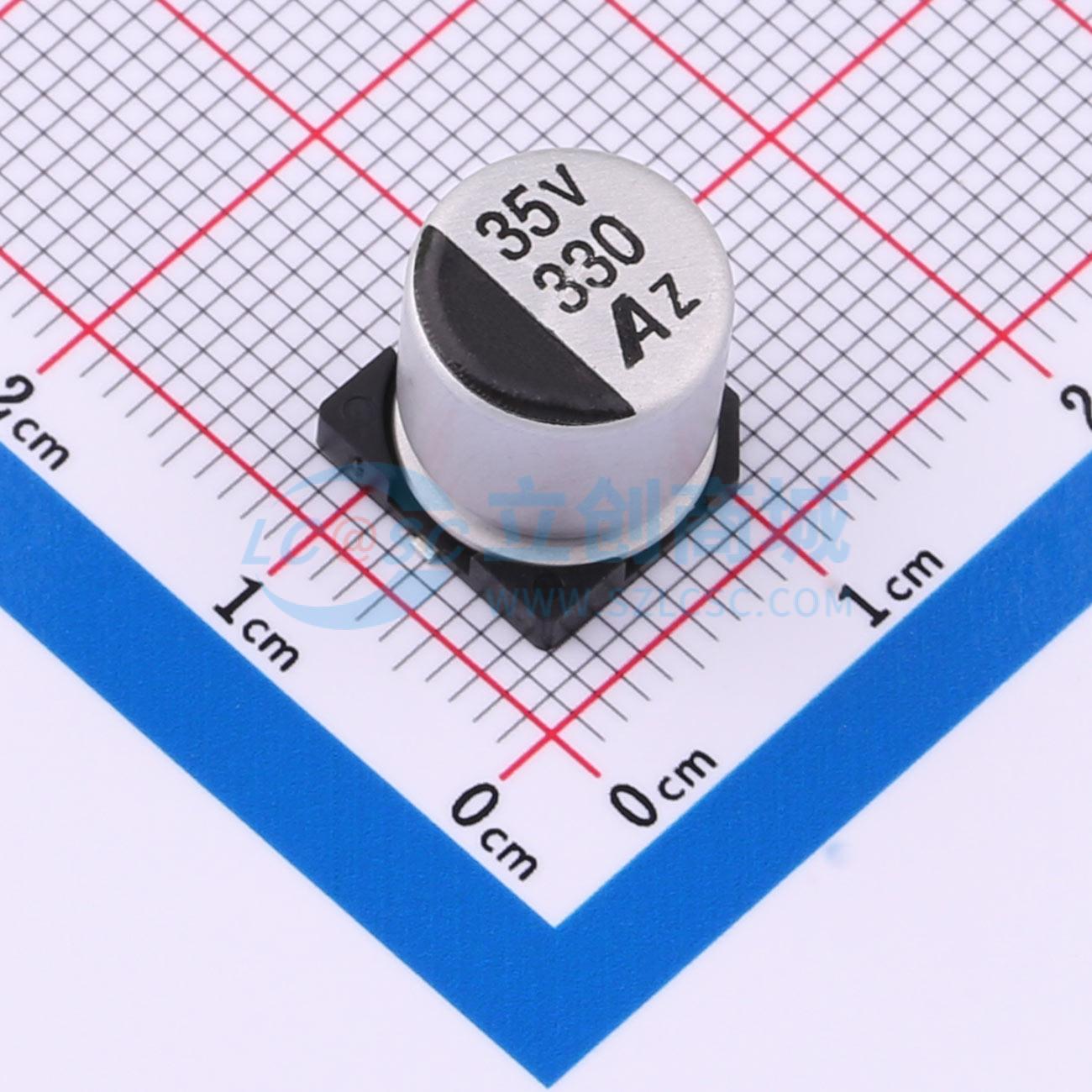点击查看大图 GVZ1V337M1010CN实物图
