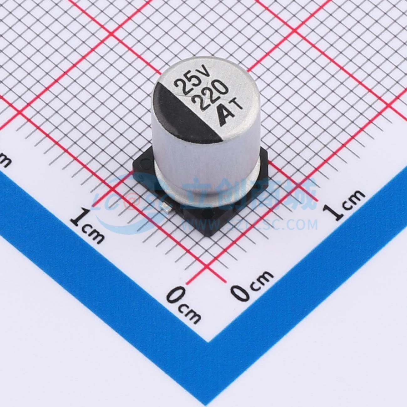 点击查看大图 GVT1E227M0810CN实物图