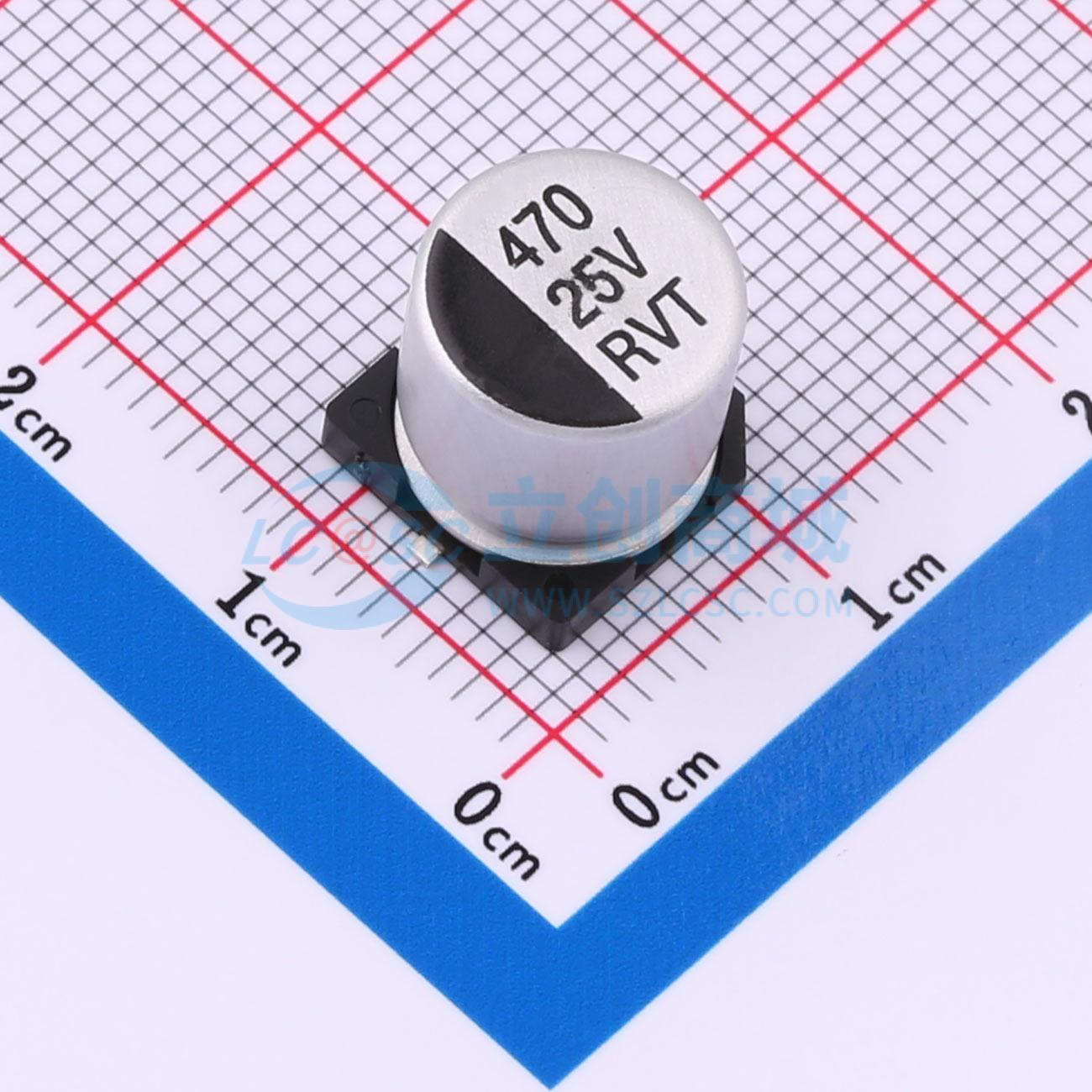 点击查看大图 RVT1E471M1010实物图