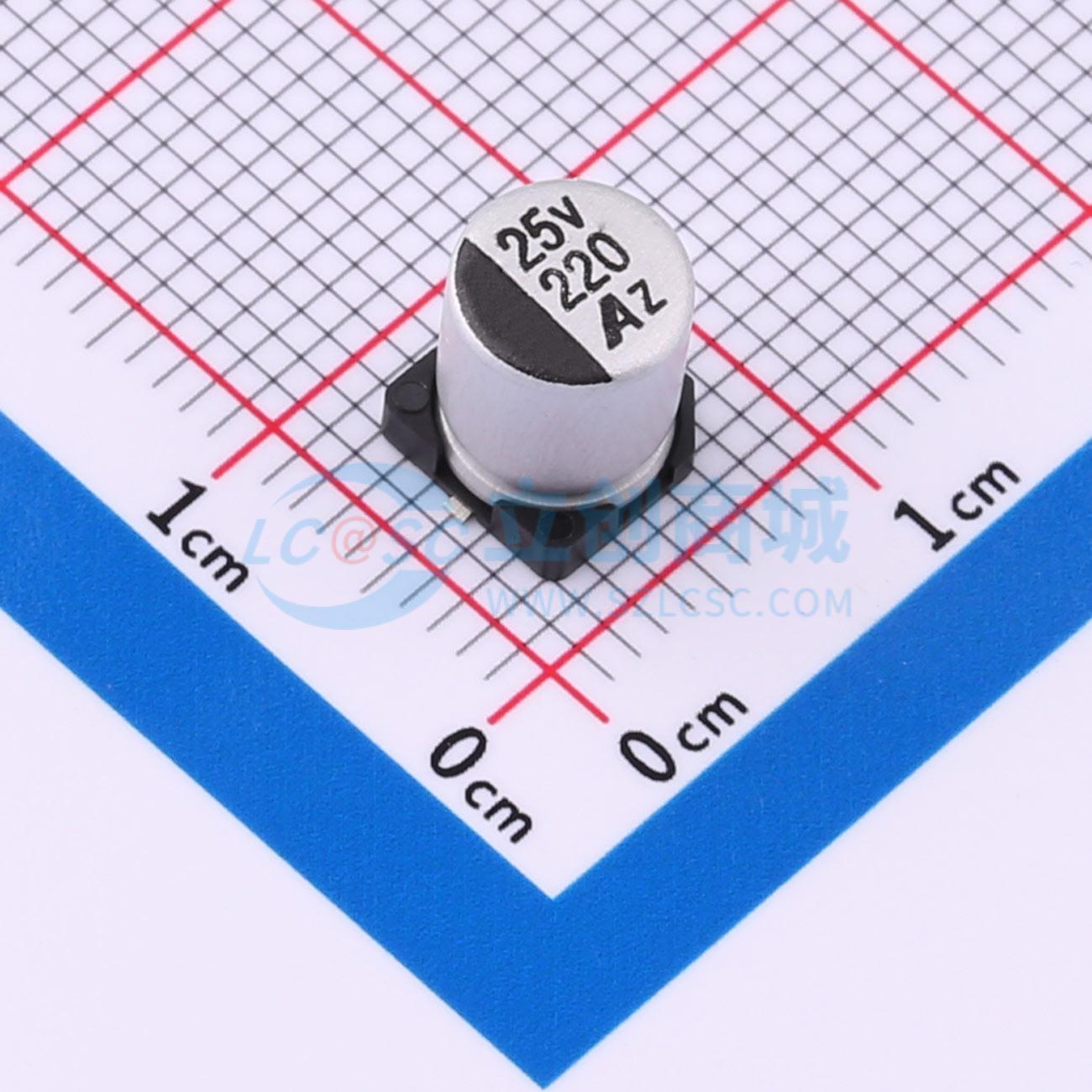 点击查看大图 GVZ1E227M0608CN实物图