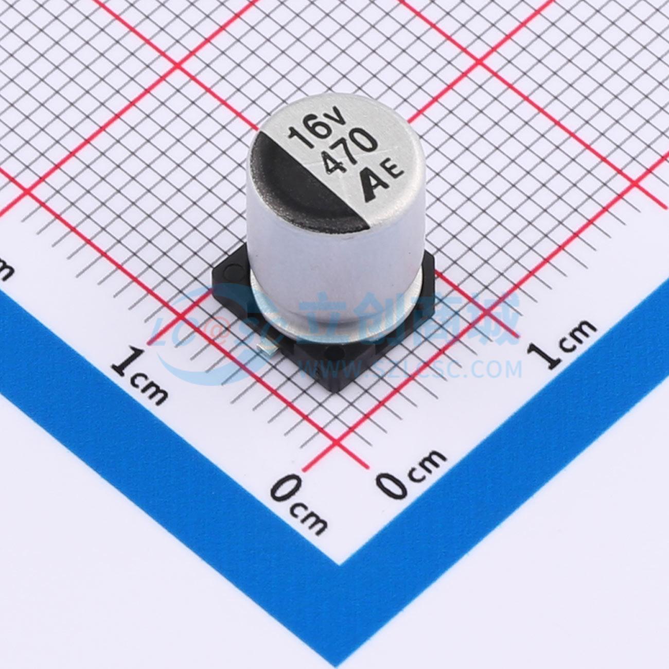 点击查看大图 GVE1C477M0810CN实物图