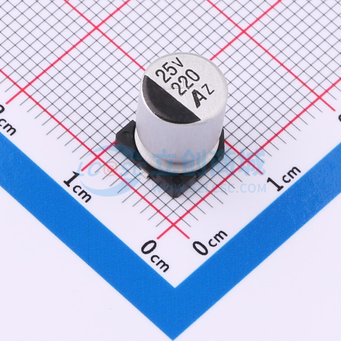 点击查看大图 GVZ1E227M0810CN实物图