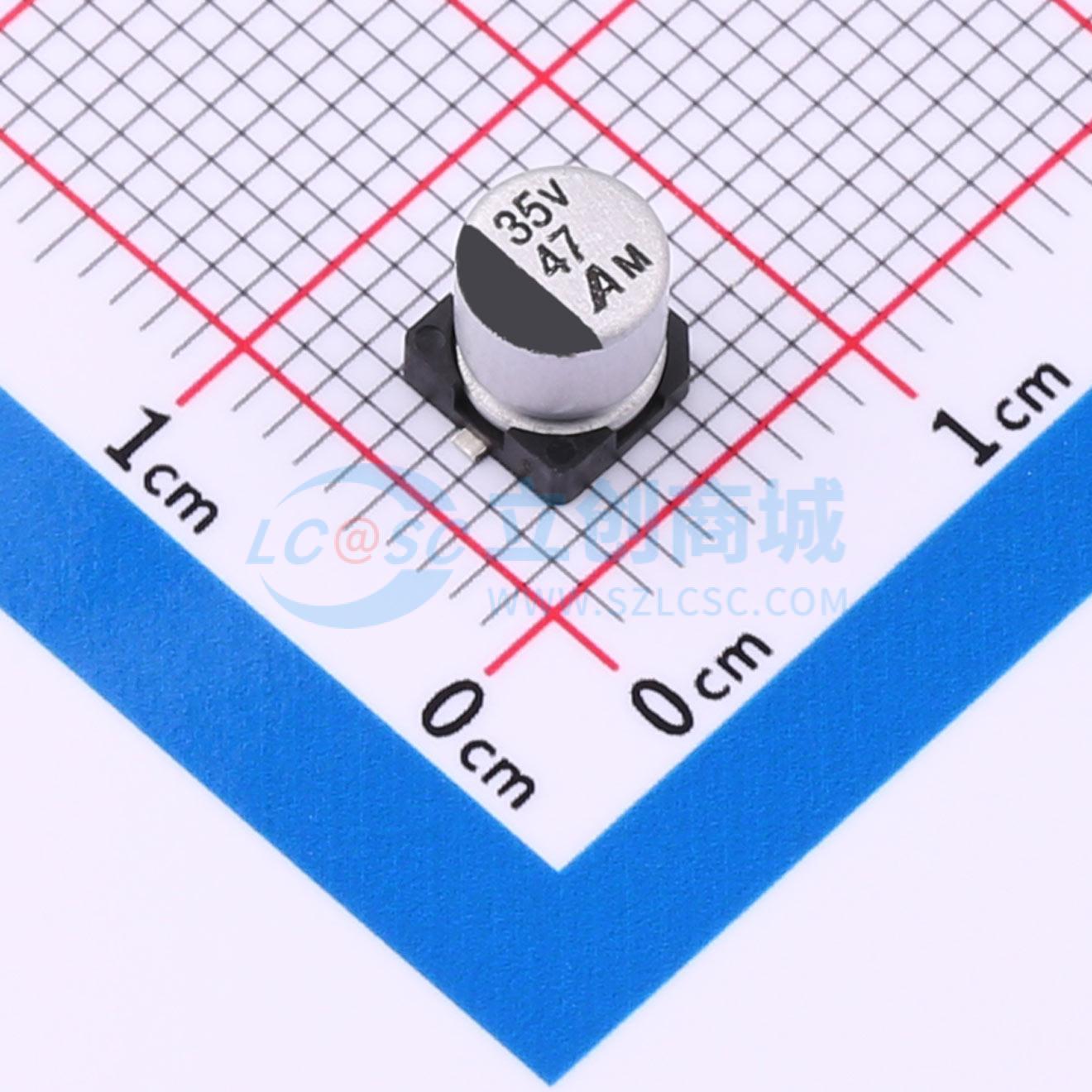 点击查看大图 GVM1V476M0506CN实物图