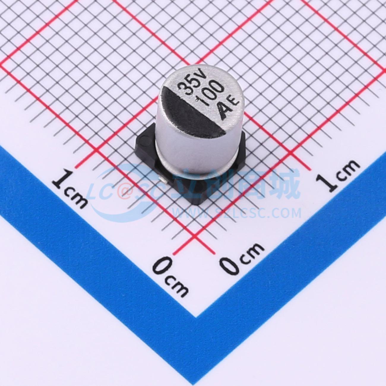 点击查看大图 GVE1V107M0608CN实物图