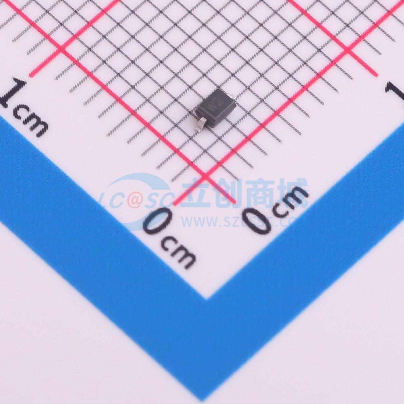点击查看大图 BZT52C3V0S实物图