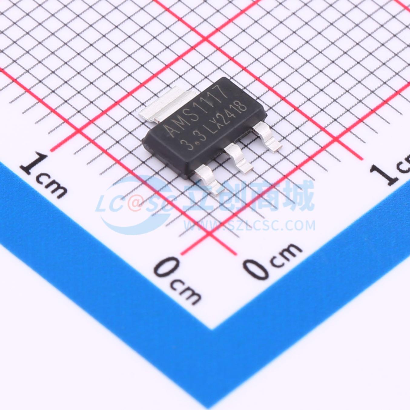 点击查看大图 AMS1117-3.3(LX)实物图