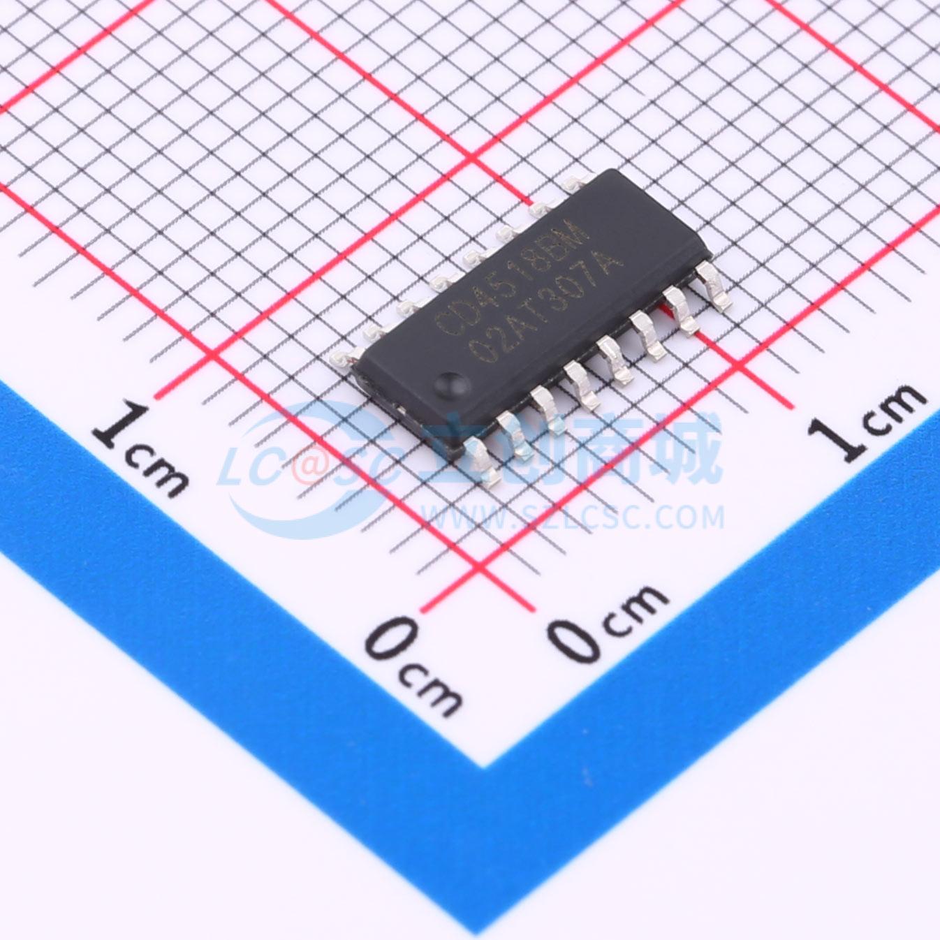 点击查看大图 CD4518BM(LX)实物图