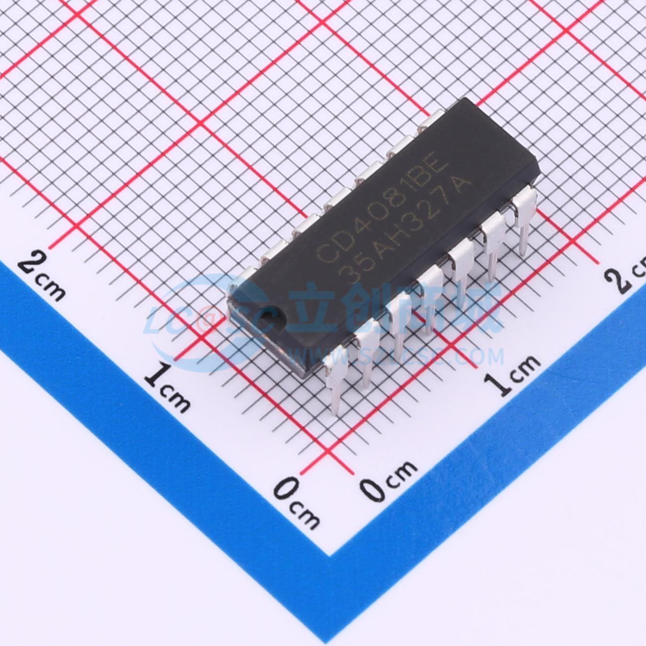 点击查看大图 CD4081BE(LX)实物图