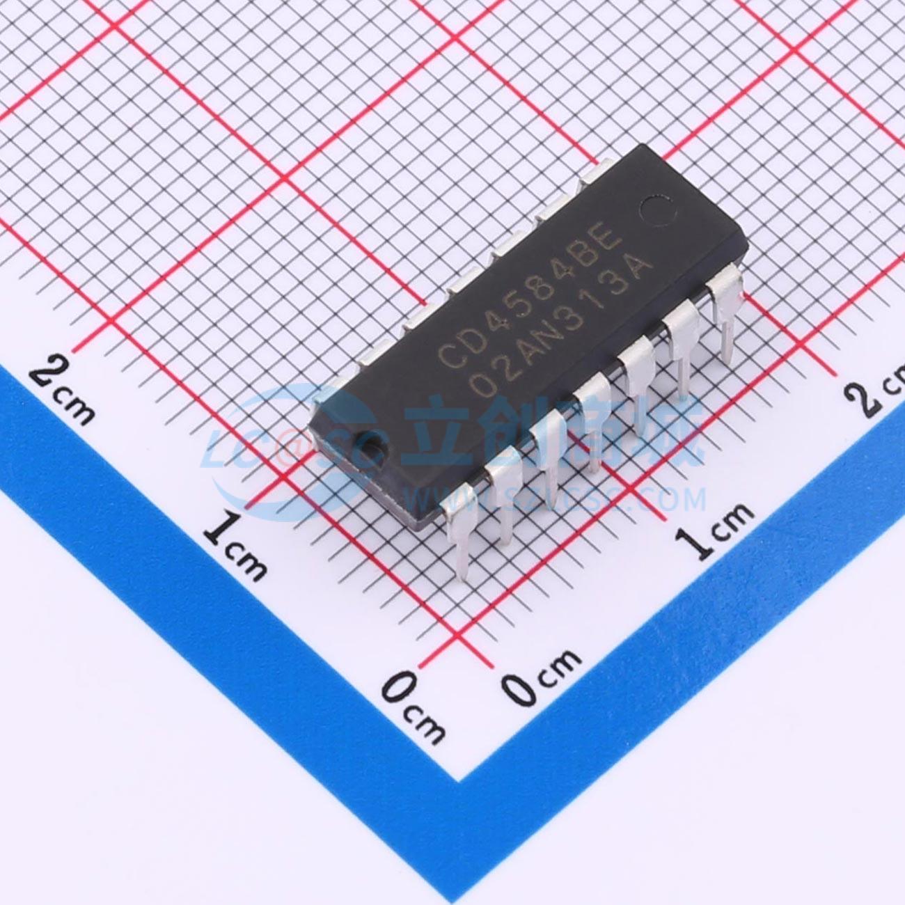 点击查看大图 CD4584BE(LX)实物图