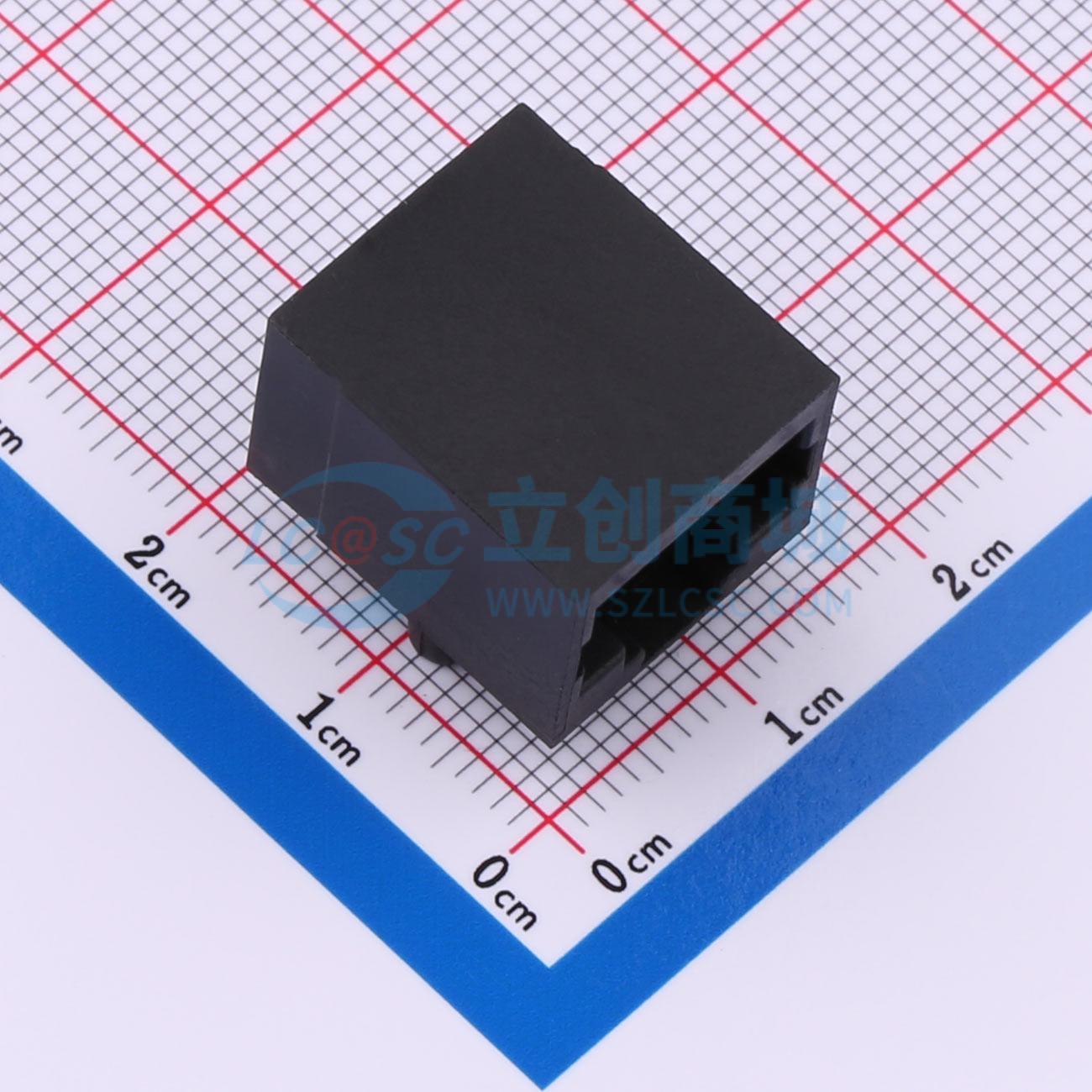 点击查看大图 HX-RJ45 90 5621-1x1 10P8C S实物图