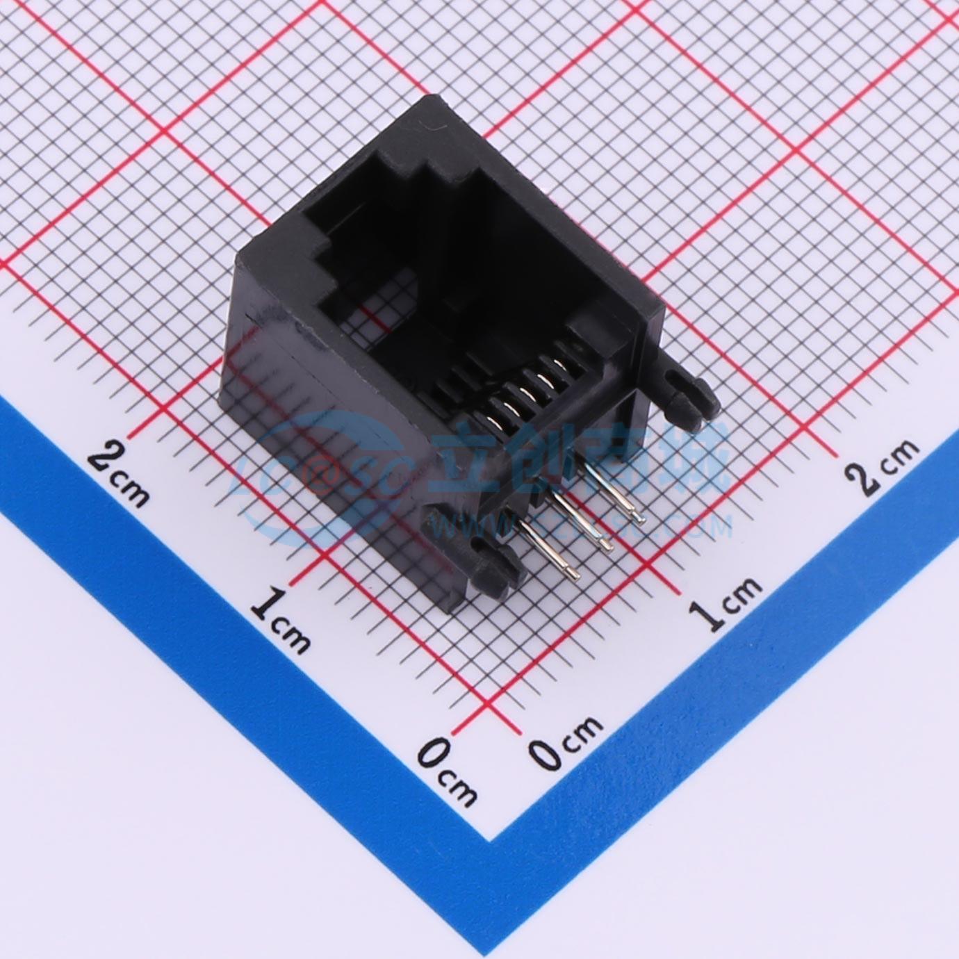 点击查看大图 HX-RJ11 90 5513-1x1 6P6C S实物图