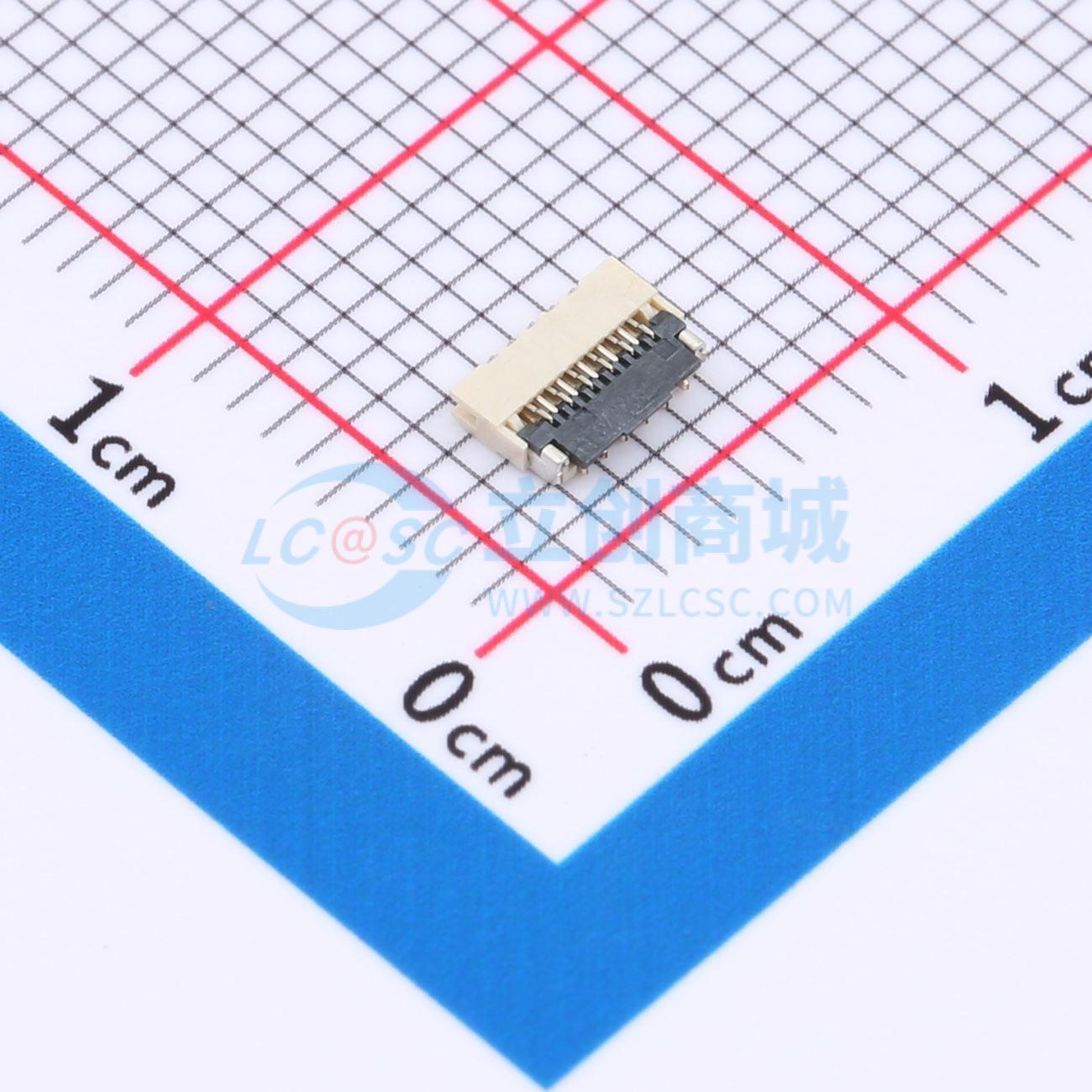 点击查看大图 HX FPC 0.3-11P XGXJ H1.0实物图