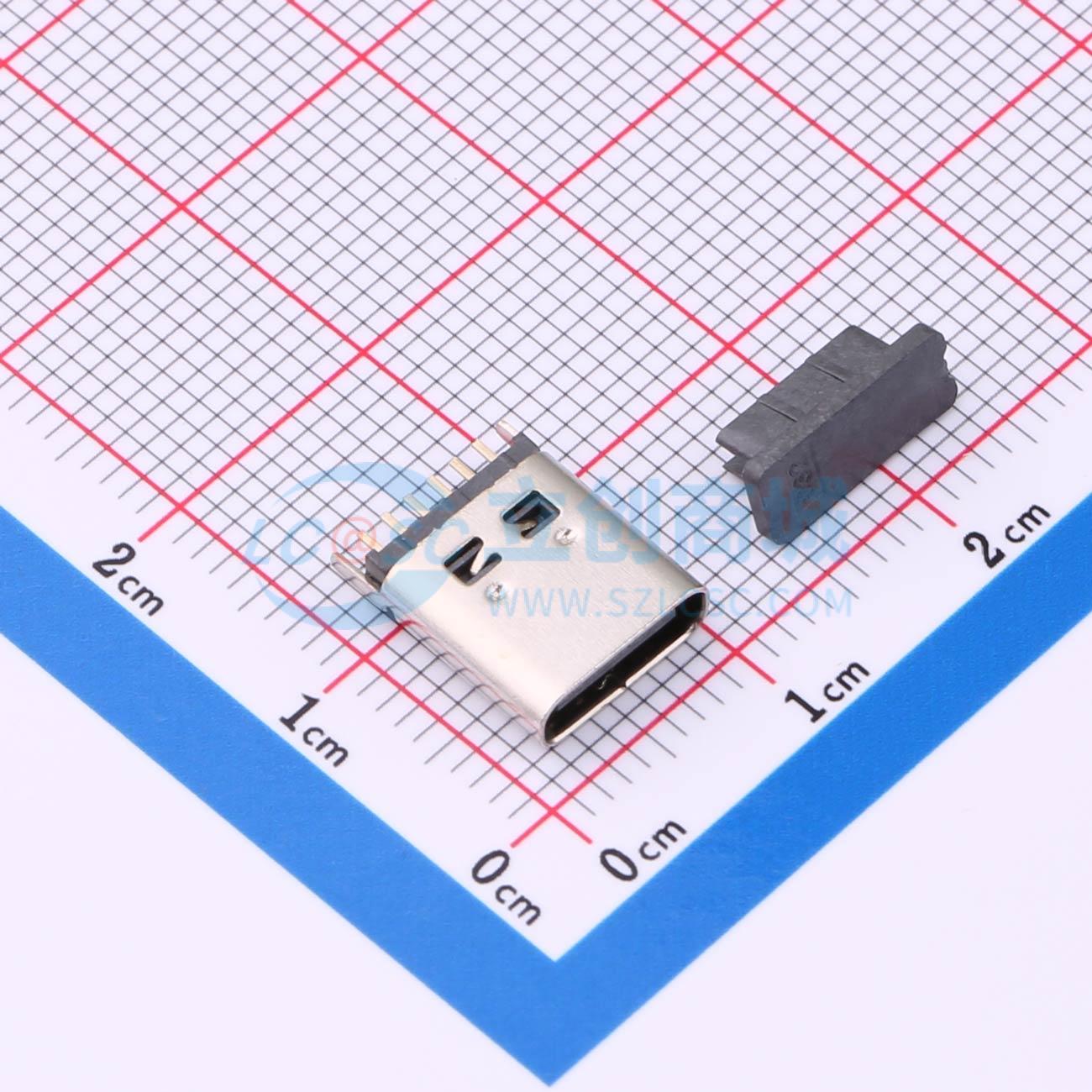 点击查看大图 HX TYPE-C 6P LC H10.0实物图