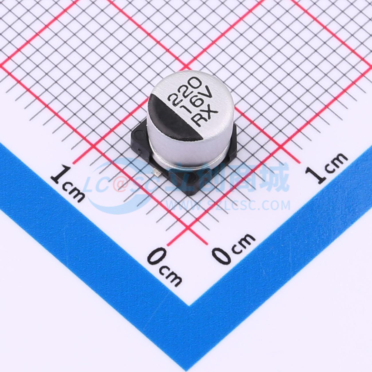 点击查看大图 RX1C221M0606实物图