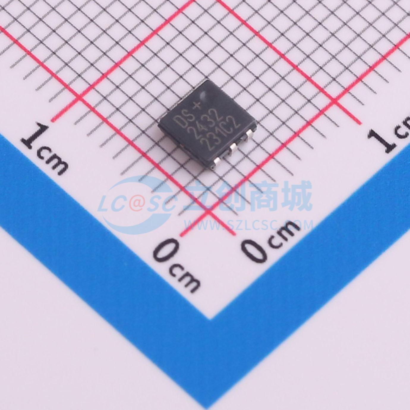 点击查看大图 DS2432P+T&R实物图