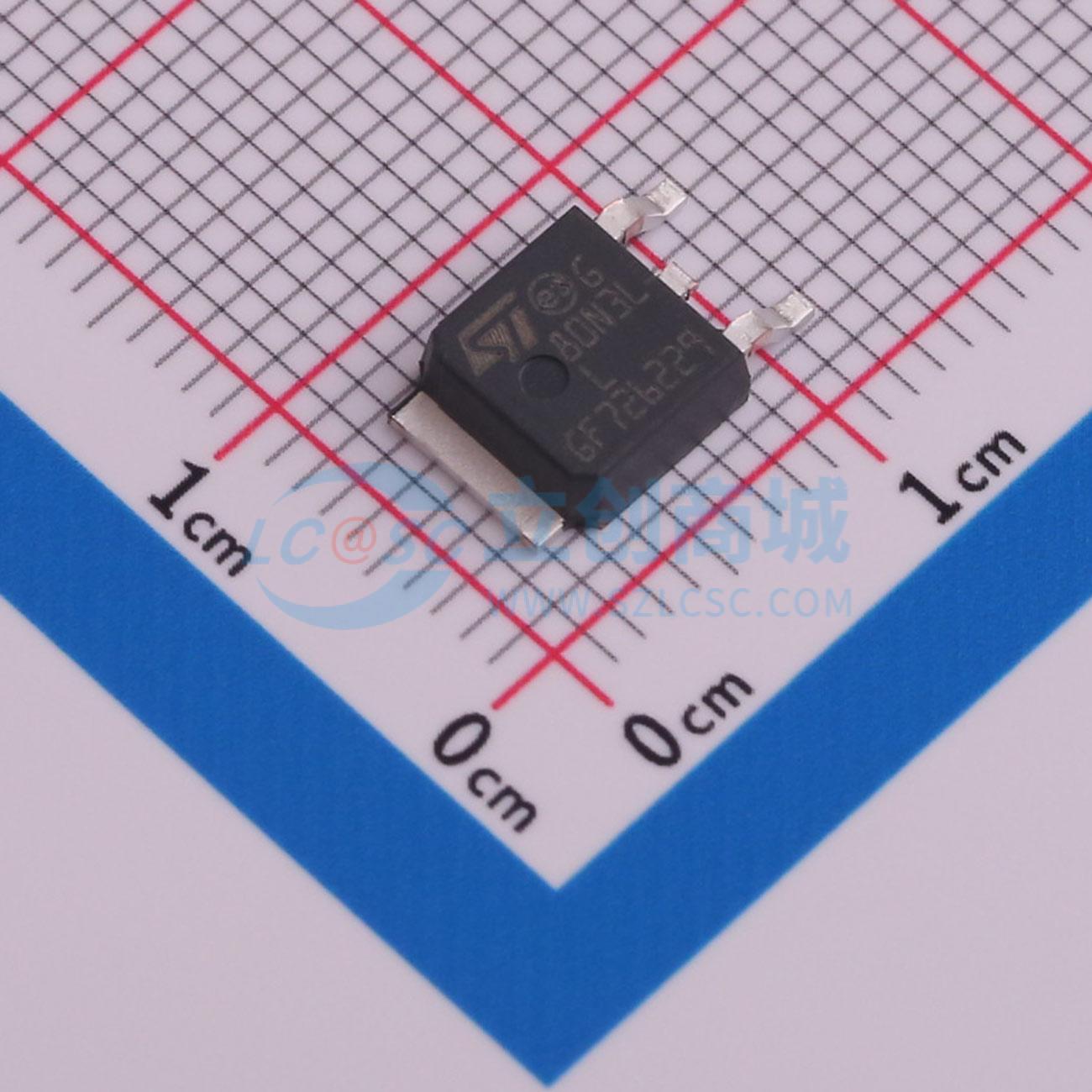 点击查看大图 STD80N3LL实物图