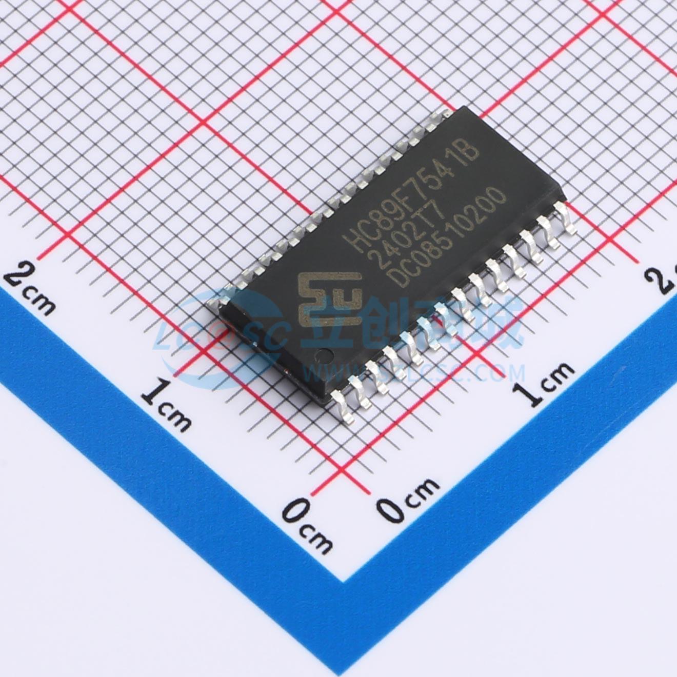 HC89F7541B-SOP28-T-M实物图