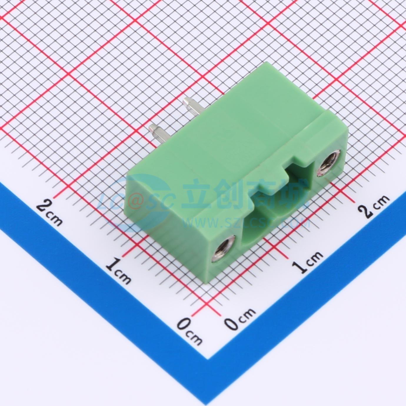 XY2500V-DS-5.08-2P实物图