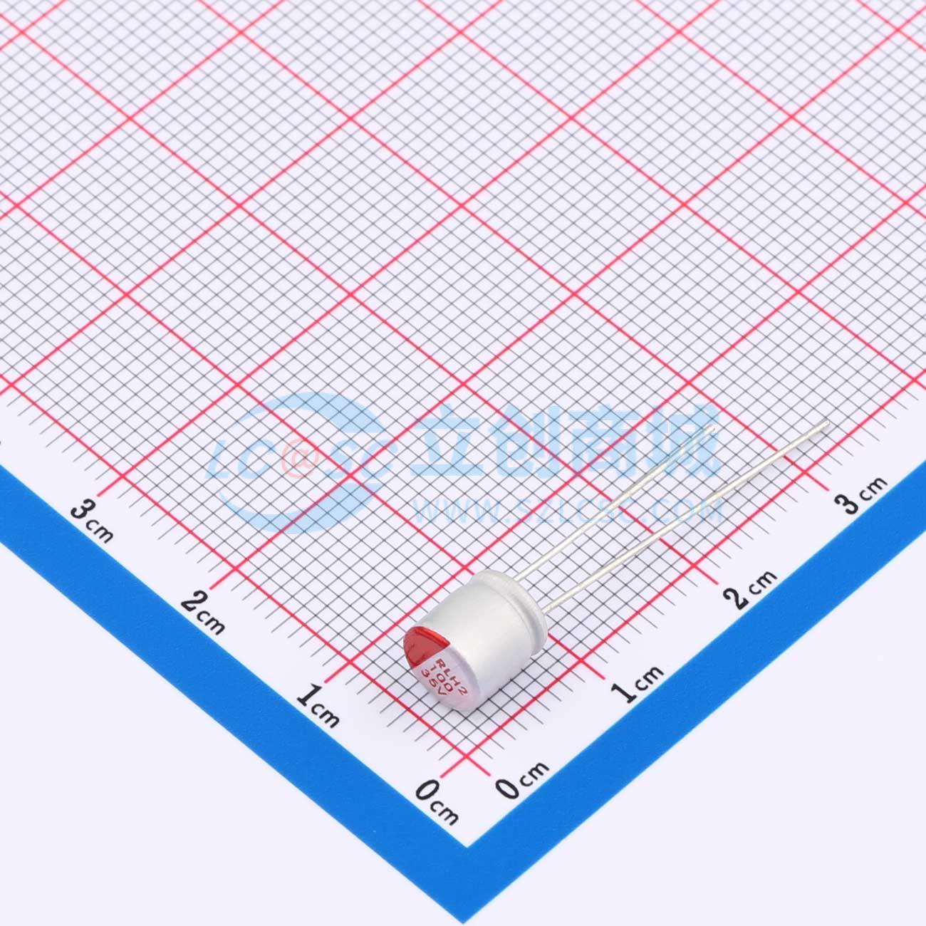 点击查看大图 JBLH2101M035C070RLM 100UF 35V实物图