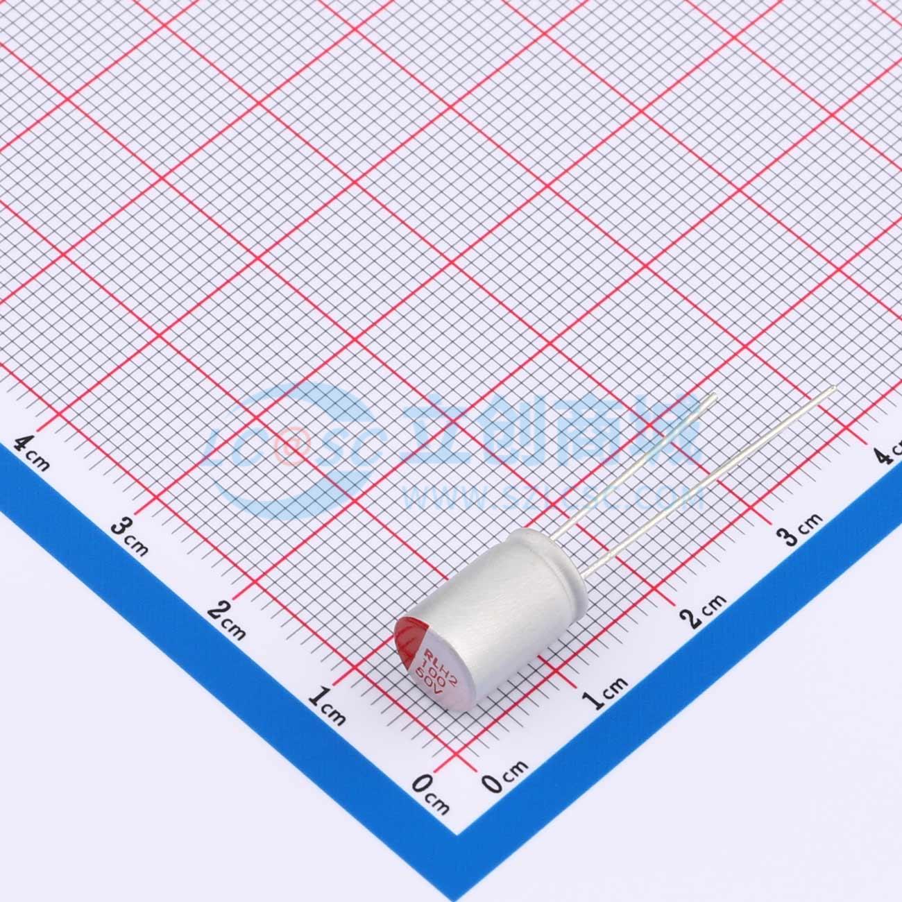 点击查看大图 JBLH2101M050D120RLM 100UF 50V实物图