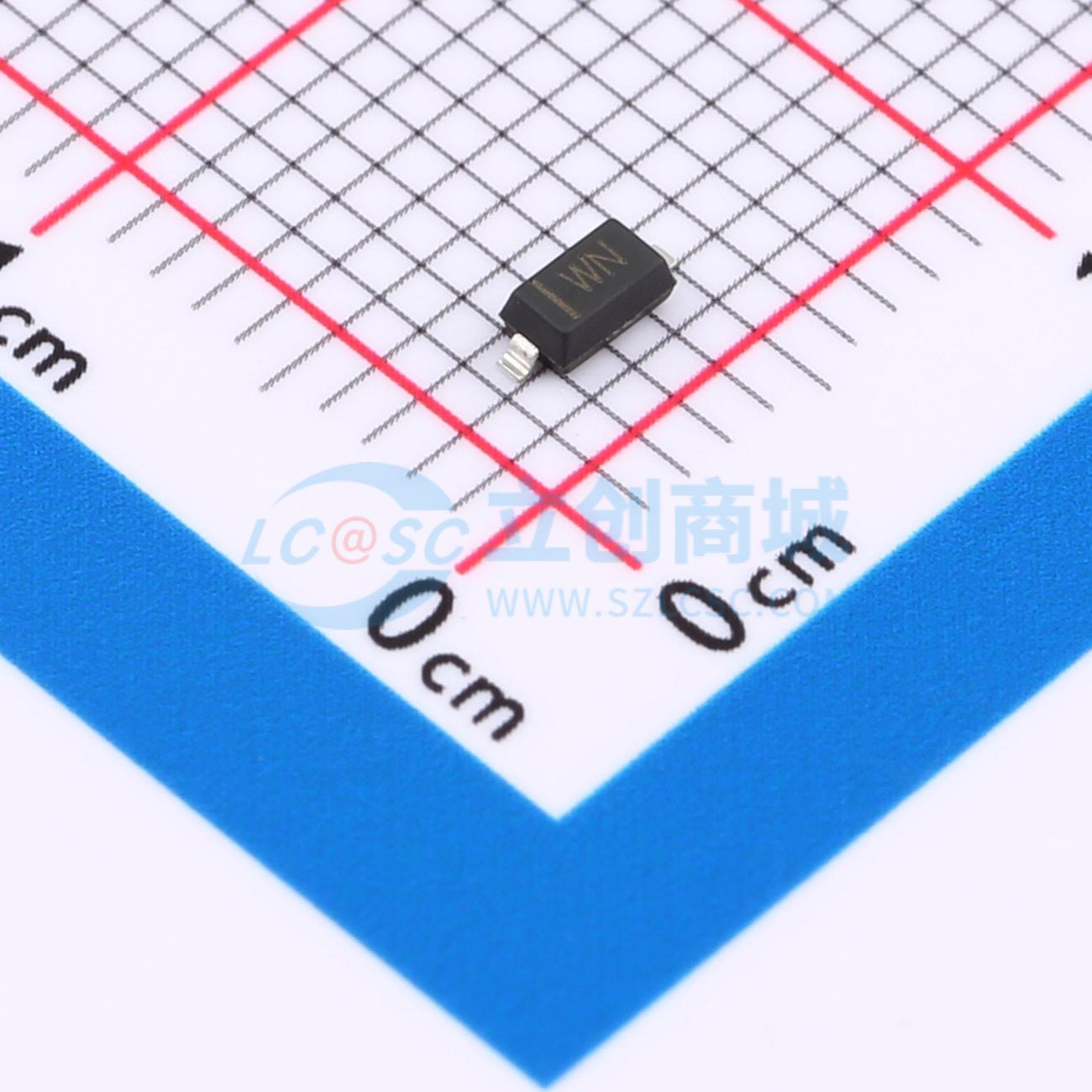 点击查看大图 BZT52C22实物图