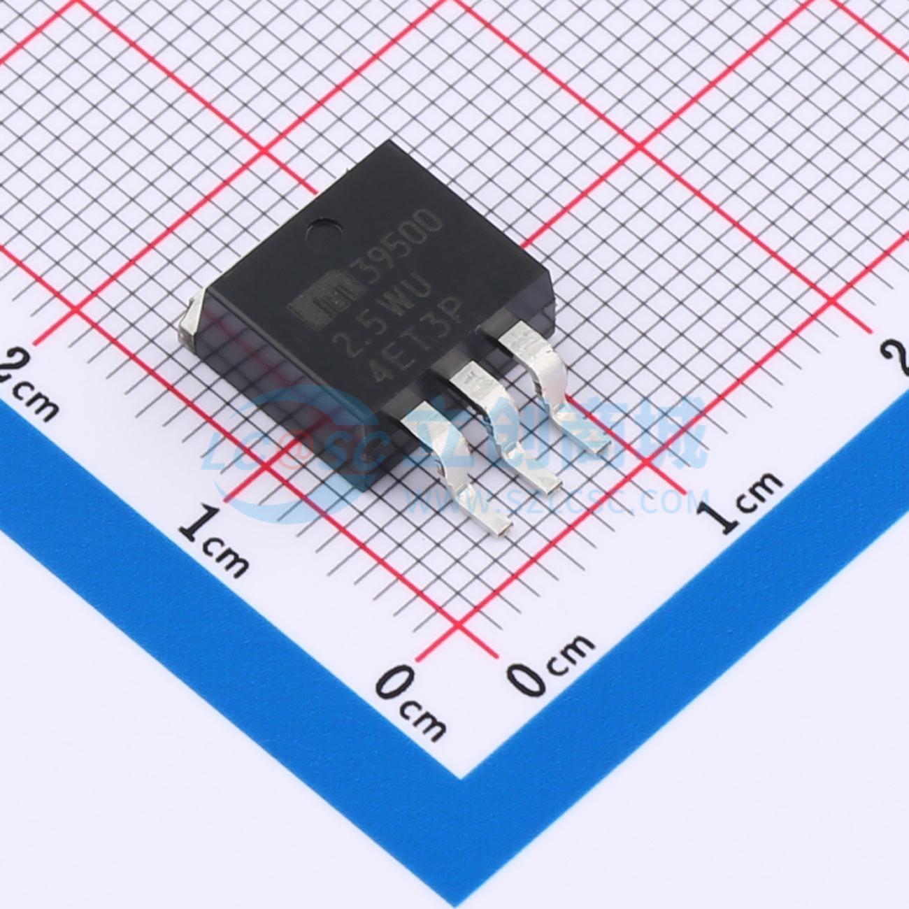 点击查看大图 MIC39500-2.5WU实物图